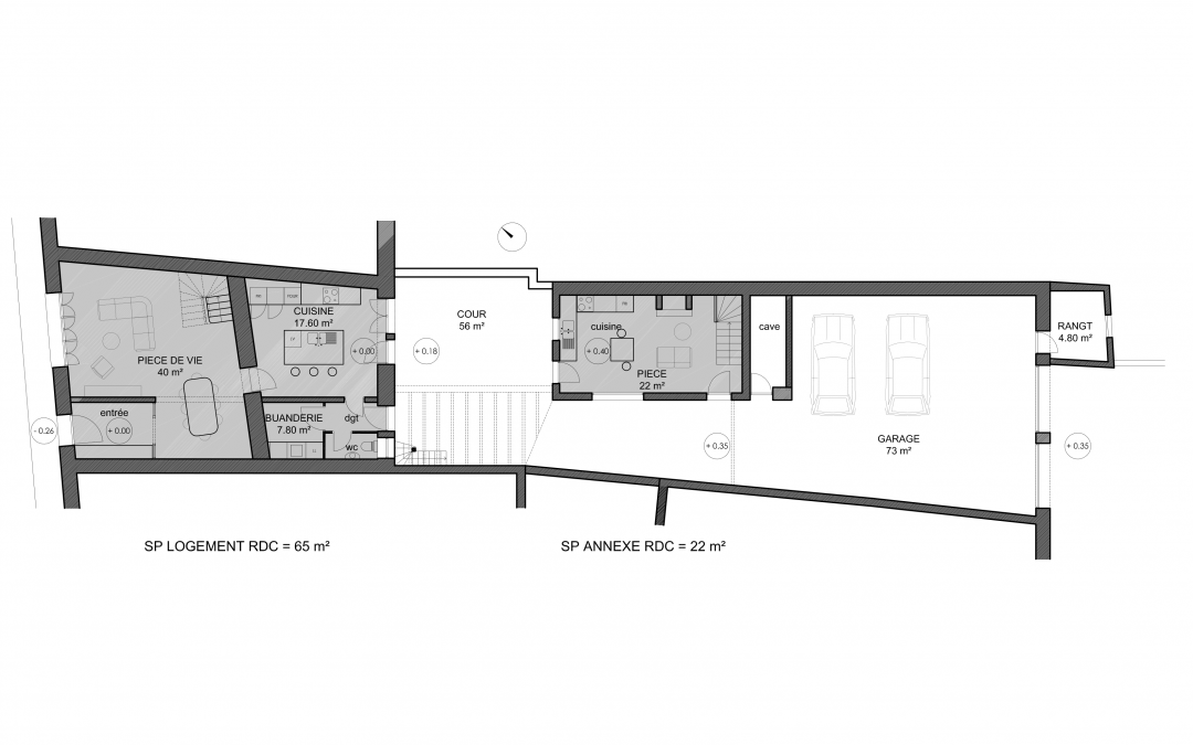 Maison de ville La Sauve